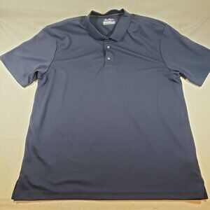 Ben Hogan Performance Golf Polo Short Sleeve Shirt Navy Blue Size XL‎